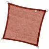 Nesling Voile D’ombrage Carré En Polyéthylène Coolfit – 3,6 M -MON AMENAGEMENT JARDIN Soldes voile ombrage exterieure rouge