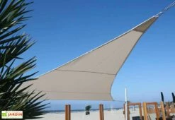 Voile D'ombrage Triangulaire 5 X 5 X 5 M - Ingenua Solidum -MON AMENAGEMENT JARDIN Soldes voile ombrage ingenua 2 4 2