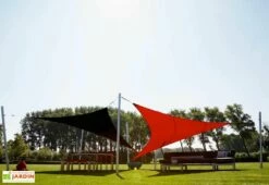 Voile D'ombrage Triangulaire 4 X 4 X 4 M - Ingenua Sunbrella -MON AMENAGEMENT JARDIN Soldes voile ombrage ingenua 3 1
