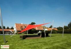 Voile D'ombrage Triangulaire 5 X 5 X 5 M - Ingenua Sunbrella -MON AMENAGEMENT JARDIN Soldes voile ombrage ingenua 4 1