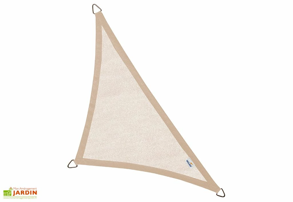 Nesling Voile D’ombrage Triangulaire En Polyéthylène Coolfit – 5 X 7,1 M 3 Nesling Voile D’ombrage Triangulaire En Polyéthylène Coolfit – 5 X 7,1 M