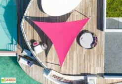 Voile D'ombrage Triangulaire 4 X 4 X 4 M - Ingenua Sunbrella -MON AMENAGEMENT JARDIN Soldes voile ombrage triangle ingenua umbrosa sunbrella